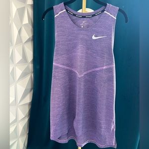 Nike Dri-FIT ADV TechKnit Ultra Men's Running Tank Purple